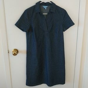Draper james mini chambray dress